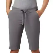 Columbia Women's NWT Anytime Outdoor 13” Long Shorts in City Grey Size 2 NEW