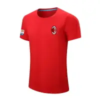在飛比找樂天市場購物網優惠-AC米蘭Milan意甲足球運動訓練隊服球衣男裝半袖夏短袖半袖