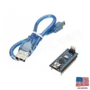 Mini USB Nano V3.0 5V 16M ATmega328P CH340G Micro-controller board Arduino+Cable