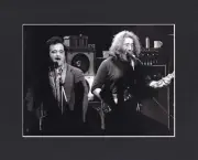8X10" Matted Print Picture, Grateful Dead: 1980, John Belushi & Jerry Garcia