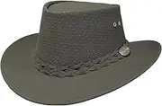 [Aussie Chiller] Perforated Bushie SOAK ME! Golf Hats (Grey, Medium)