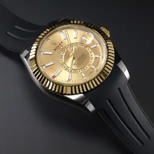 Rubber B Rolex 勞力士 DXM Watch 不鏽鋼/半金 天行者專用 橡膠錶帶【原廠授權代理】