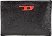 [Diesel] X09904 P3738 Envelope Card Holder, Black, one Size