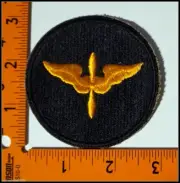 Military Patches US Army Air Force Cadet Black/Gold New Old Stock #T1270