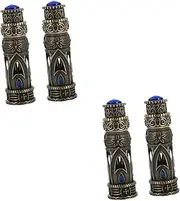 HAPINARY 2sets Essential Oil Perfume Bottles Refillable Arabian Travel Size Set 2pcs*2