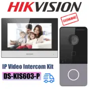 Hikvision DS-KIS603-P Video Intercom Kit Door Station Indoor Monitor PoE WiFi