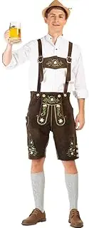 [CostumeBox] Heinrich Authentic Leather Lederhosen Mens Costume Medium