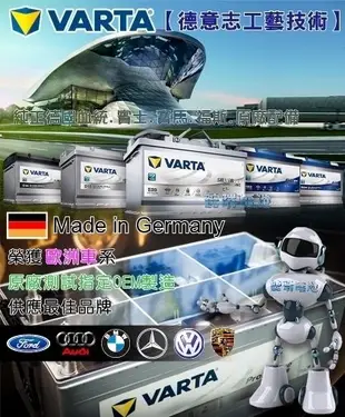 《鋐瑞電池》DIY自取交換價 AGM電池 VARTA E39 AGM 12V-70AH 汽車電瓶 START-STOP