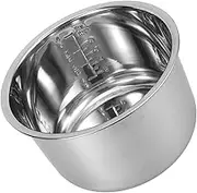 Didiseaon Rice Cooker Inner Pot Stainless Steel Liner for Electric Cookers Multi Purpose Replacement Accessory for Use Practical Design with Scale