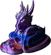 Sentinel Dragon Guardian Dice Tower/Holder, Multiple Colour/Style Choices, Perfect for Tabletop RPGs (Purple/Blue Gradient)