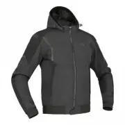 Richa Men's Hooded Jacket - Atomic 2 Soft Shell WP AA - Black/Dark Grey