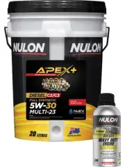 Nulon Apex+ 5W-30 Multi-23 Diesel Engine Oil 20L + Diesel Engine Treatment 500ml