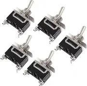 Daseeme Toggle Rocker Spst 2-pin On/Off 12v 24v 220v 230v 5 Pieces