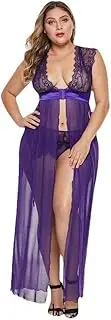 [UIVHLW] Lingerie Comfortable Lace Temptation Fairy Lingerie Plus Size Nightdress