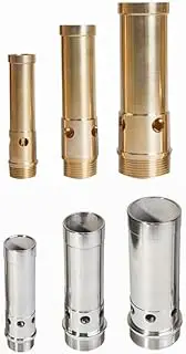 1pc Brass Stainless Steel Spring Bubbling Fountain Nozzle Spray Sprinkler Head 1/2"; 3/4"; 1" (Color : 1 (Brass))