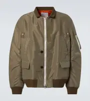 [Sacai] Sacai Technical twill bomber jacket AU 90 beige