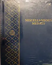 Whitman Miscellaneous Medals Album - This Is NEW !!!