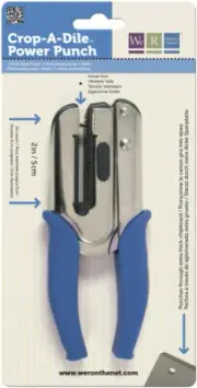 We R Memory Keepers 71273 Crop-A-Dile Power Punch-.0625" Hole