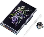 4 Inch HDMI Display Screen IPS HD 800 x 480 Resistive Touch Screen for 3B+ 4B with TFT Panel and Full Viewing Angle