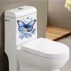 Toilet Lid Decals Home for Home Decoration Removable Wall Decals DIY PVC