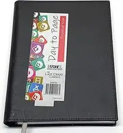 2025-2026 Financial Year Diary Ainsley A5 Day to Page Black Last Diary Company FAA51BK