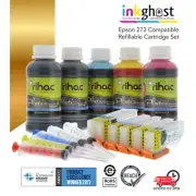 RIHAC Refillable ink cartridges alternative for 273 XL Epson XP-510 520 600 610