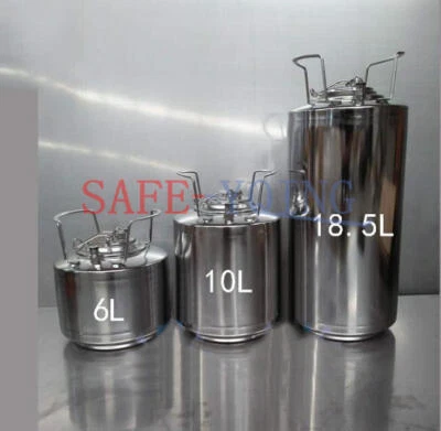 1PC 6L/10L/18.5L Portable Fermenter Barrel Home Brew Wine Beer Keg