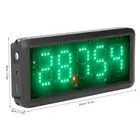 (EU Plug)Wireless Timer Battery Powered Sprints Race Clock Stopwatch For