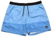 Quicksilver Mens Board Shorts Blue XXL Volley Swim Trunks UV Protection Stretch