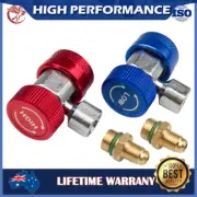 A/C R134A Quick Coupler Adapter Car High&Low Air Conditioning Freon Manifold NSW