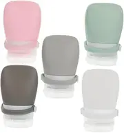 5pcs Travel Bottles Refillable Containers for Toiletries for Lotion Shampoo and Cosmetics Leakproof Design Soft Light Dark