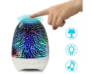 Night Light Bluetooth Speaker, Led Flashing Portable Wireless Bluetooth Speaker, Very Suitable For Indoor And Outdoor Activity Speakers.