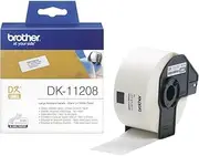 Brother Genuine DK-11208, White Standard Large Address Labels, 38mm x 90mm, 400 Labels Per Roll