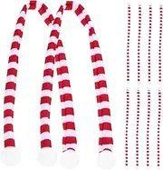 10pcs Christmas Decorative Scarf Mini Party Favors Mini Scarf Mini House Accessory Doll Scarf Doll Supply Replaceable Doll Scarf Decorative Doll Scarf Tiny Scarf