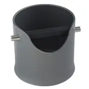 Crema Pro Polypropylene Knock Bin Coffee Grinds Waste Tamper Tube 110mm Grey
