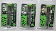 3 packs googan squad drop shot weights tungsten 3 per pack tear drop 1/8oz