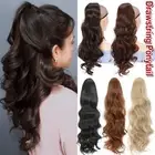 Real Thick Drawstring Ponytail Pony Tail Clip In Hair Extension As Human Hair us