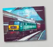 Fridge Magnet Class 47 British Rail Vintage Intercity art BR Diesel Locomotive