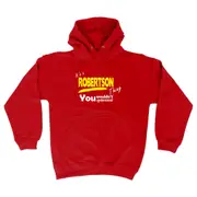 Sailing Robertson V1 Surname Thing - Funny Novelty Hoodies Hoodie