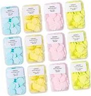 WOONEKY Travel Size Toiletries Boxes Portable Soap Sheets Hand Travel Bulk Guest Soap Gentle Skin Care