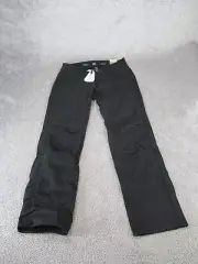 Prana Pants Womens 2 Short Hallie Straight Black Rollup NEW