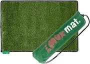 Muk Mat Large Artificial Grass Mat, Premium Door Mat, Indoor & Outdoor, Effective Dirt Trap, Water Resistant, Soft, Easy to Clean, Travel Essential, High Traffic Use, Heavy Duty, 90 x 60 cm, Green
