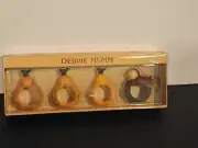 New Old Stock Debbie Mumm 12 Days of Christmas Napkin Rings Partridge Pear Tree