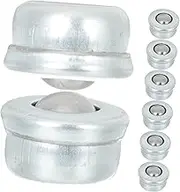 GETAJGHSD 8pcs Universal Wheel Ball Transfer Bearing Transfer Roller Ball Bearing Caster Wheels Caster Flange Pulleys Torque Rollers Carbon Steel