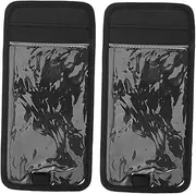 Happyyami 2Pcs Car Visor Clip Organizer for Disabled Parking Permit Disability Sign Holder Multi Purpose Card and Receipt Storage for Auto for Keeping Vehicle Neat