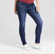 UnderBelly Skinny Maternity Jeans Isabel Ingrid & Isabel Dark Wash 6/28R 29"