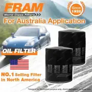 2 x Fram Oil Filters for Mitsubishi MIRAGE ASTI DINGO CD7A CD8A C14V Refer Z313