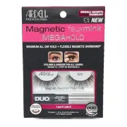 Ardell False Eyelashes Magnetic Fauxmink MegaHold 820 Black DUO Line It Lash It