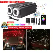16W Meteor Twinkle Car Star Roof Light Starry Sky Ceiling Lights LED Fiber Optic (for: Porsche)