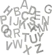 [OSALADI] 1 Set Alphabet Shaped Patches DIY Rhinestone Applique for Clothing Bags Pattern Embroidery Patches for Unique Personal Style Clothing Repair